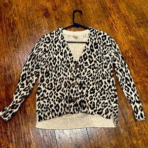Chico’s Cheetah Cardigan